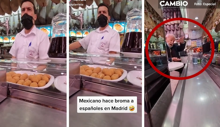 Mexicano pide torta de tamal en Madrid y español le dice que la “guajolota” es italiana (VIDEO)