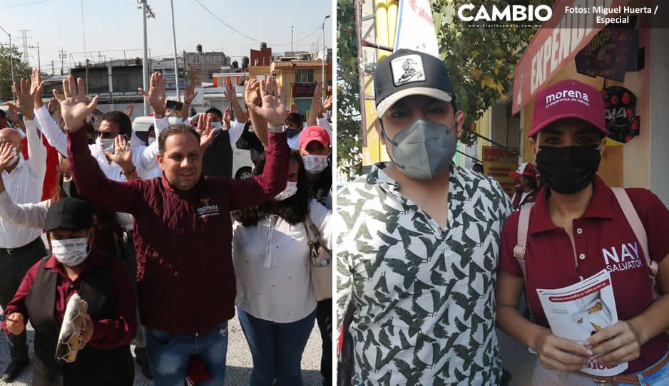 Candidatos de Morena se tiran a la hamaca: René no suelta el XII y Carvajal se hace una limpia (FOTOS)