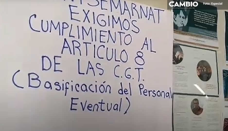 Trabajadores de Conagua protestan vs el traslado de la dependencia federal a Veracruz