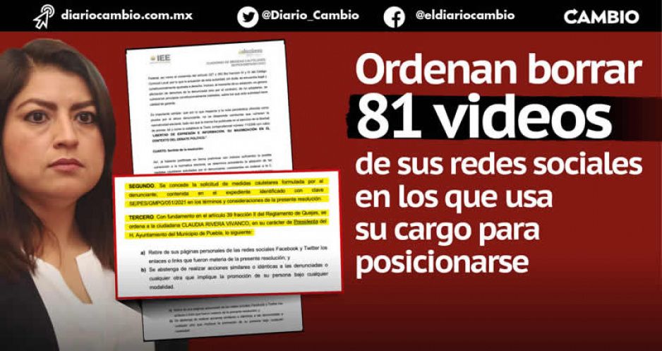 Frena IEE actos anticipados de campaña de Claudia y dicta medidas cautelares en su contra