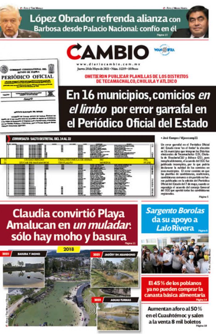 En 16 municipios, comicios en el limbo por error garrafal en el Periódico Oficial del Estado