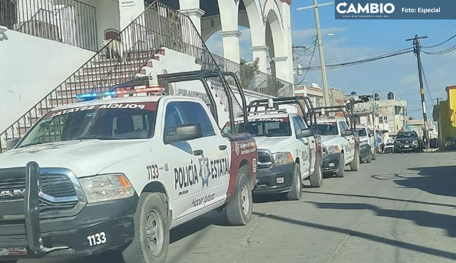 Golpean a policías tras detención de un hombre en Chiautzingo   