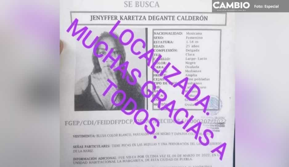 ¡Ya está con su familia! Localizan sana y salva a Jenyffer Karetza