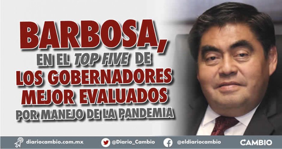 Barbosa, en el top five de los gobernadores mejor evaluados por manejo de la pandemia