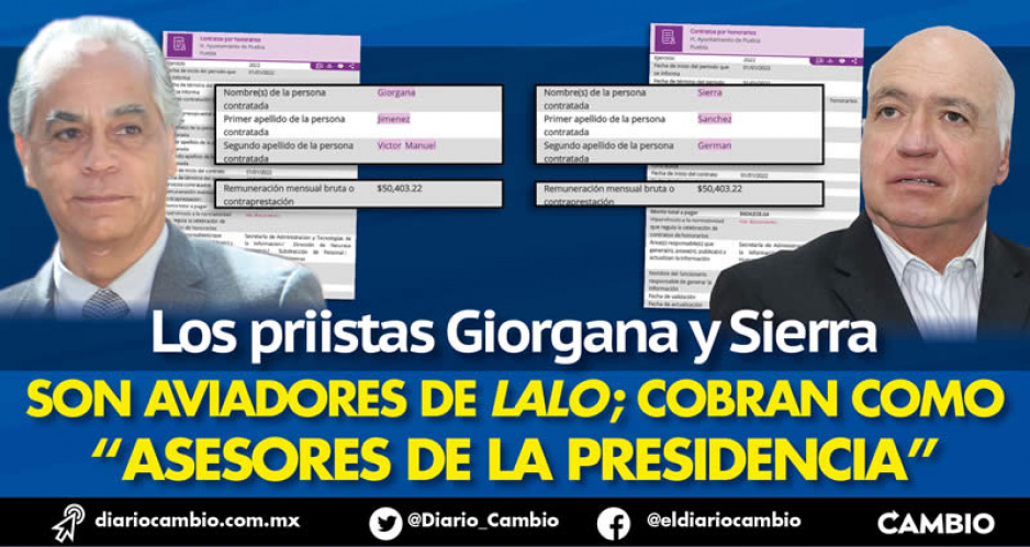 Lalo Rivera compra al PRI con aviadurías para German Sierra y Víctor Giorgana de a 50 mil pesos (FOTOS)