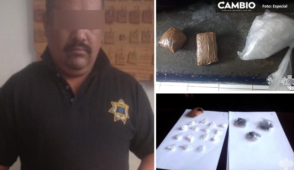 Detienen a policía solapador que intentó ingresar droga al Cereso de Tehuacán