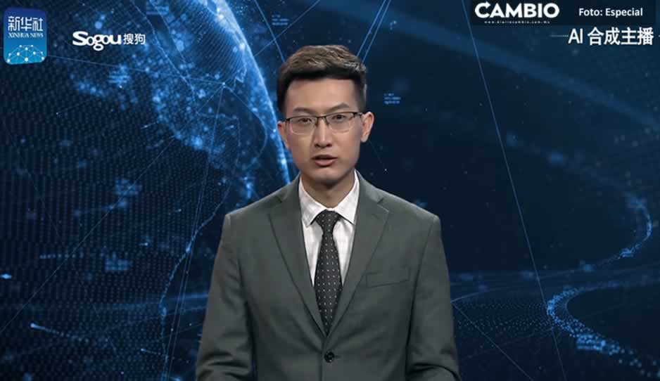 ¡Impactante! Un robot se convierte en el primer conductor de noticias en China (VIDEO)