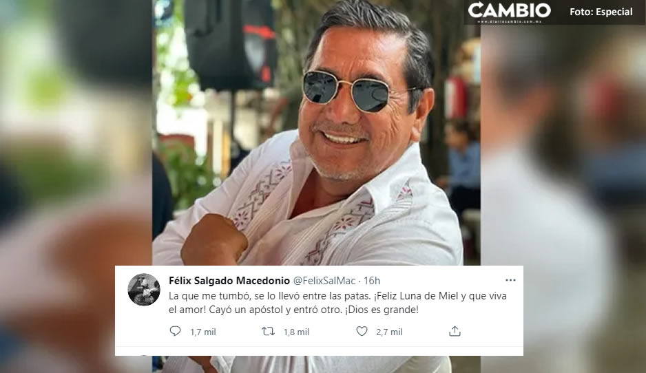 ¡Feliz luna de miel!: Salgado Macedonio se burla de la renuncia de Santiago Nieto