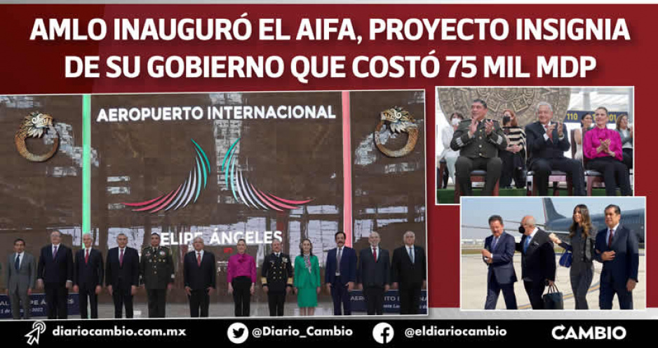 ¡Sí se pudo AMLO! Despegan aviones y se inaugura el AIFA (FOTOS Y VIDEO)