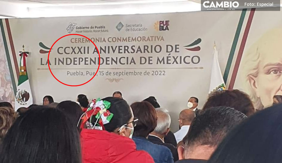 ¡Pónganles cero! SEP confunde números romanos en el 212 Aniversario de la independencia