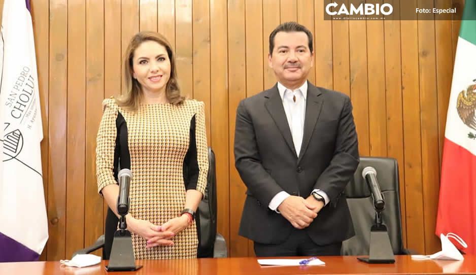 Paola Angón y Luis Alberto Arriaga entablan lazos para arrancar proceso de entrega-recepción