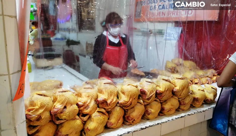 Pandemia afecta al sector avícola de Tehuacán, ventas disminuyen considerablemente