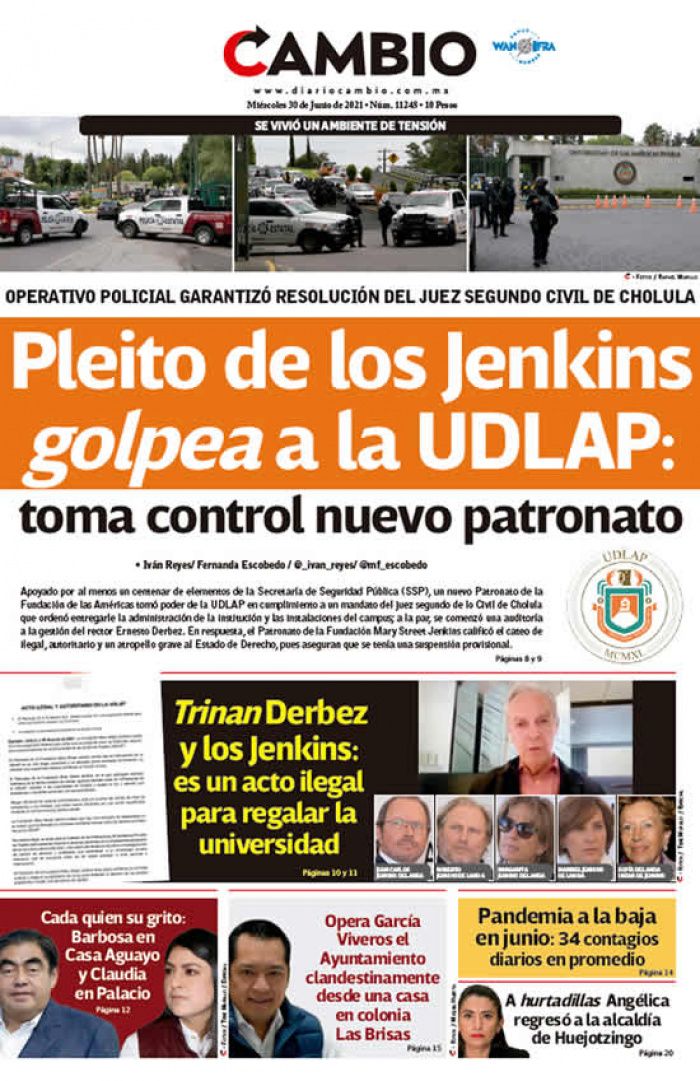 Pleito de los Jenkins golpea a la UDLAP: toma control nuevo patronato