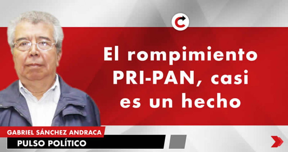 El rompimiento PRI-PAN, casi es un hecho