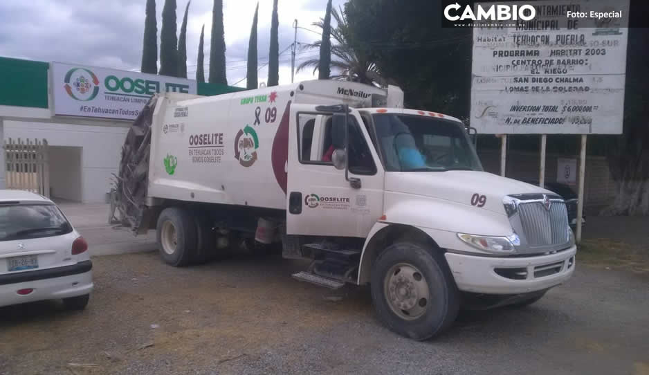 Ooselite ignora a Medio Ambiente: mientras no paguen por el servicio, no se recolectará la basura en Santa María Coapan