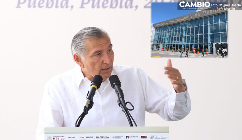 Aeropuerto de Huejotzingo será el más importante de carga en México, dice Adán Augusto en su visita por Puebla (VIDEO)