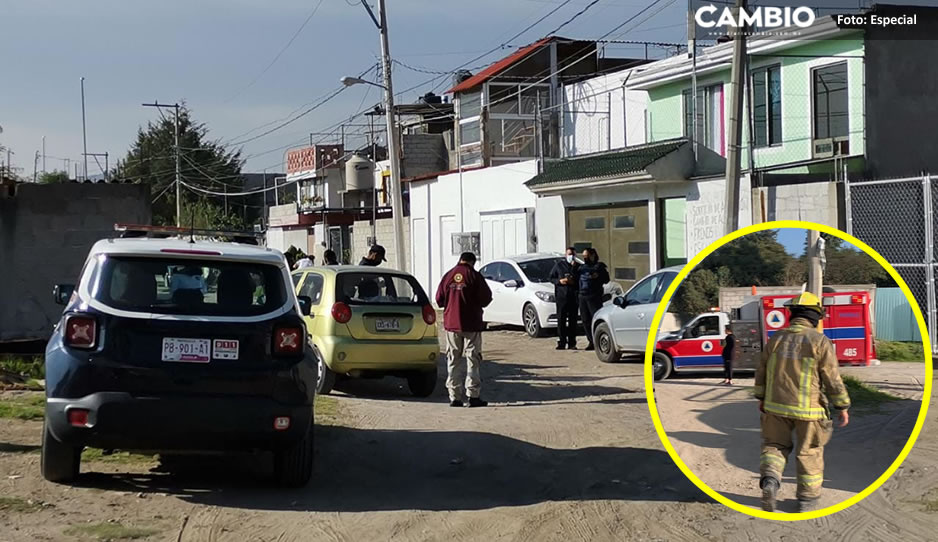 Explosión por acumulación de gas deja un herido en Bosques de Amalucan