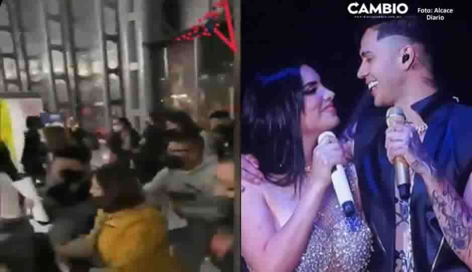 Poblanos dan portazo en el Metropolitano: así se aferran para ver a Kimberly Loaiza y JD Pantoja (VIDEO)