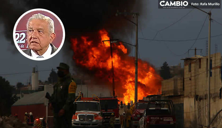 AMLO destaca detención de El Callo y otros cinco responsables por la explosión en Xochimehuacan