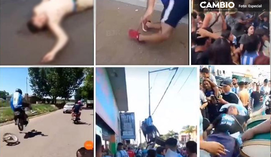 Los accidentes más absurdos durante el desfile de Argentina por ganar Qatar 2022 (VIDEOS)
