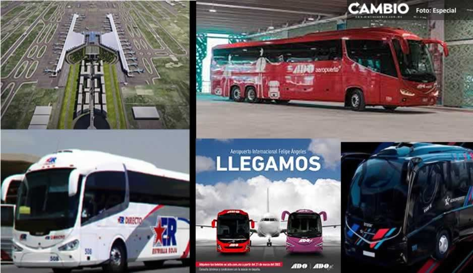 ¿Vas al AIFA? Estos son los autobuses que saldrán de Puebla