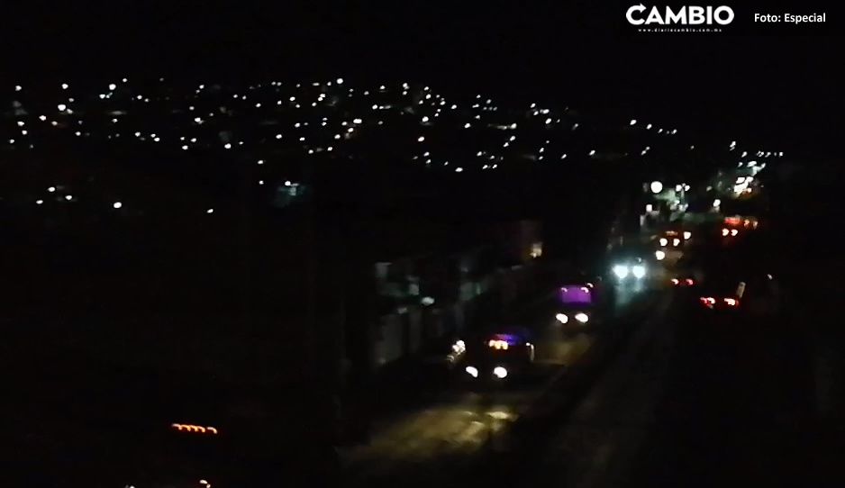 VIDEO: Tecamachalco registra apagón general; Yehualtepec, Quecholac y Tlacotepec también presentan fallas  