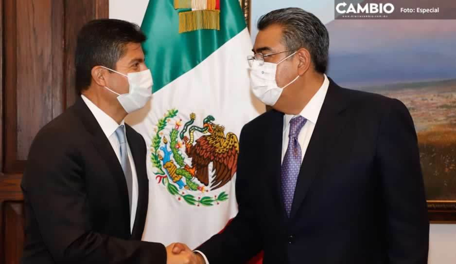 Lalo Rivera se reúne con el gobernador Sergio Salomón