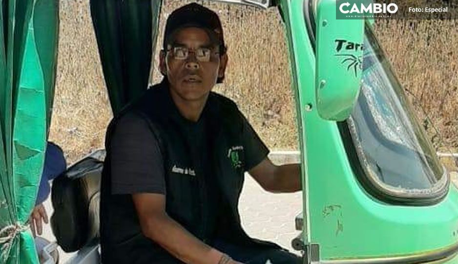 Desaparece Juan Gabriel, conductor de un mototaxi en Cuapiaxtla ¡ayuda a encontrarlo!