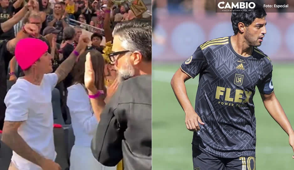 Justin Bieber y Jaime Camil apoyan a Carlos Vela y LAFC en la final de la MLS (VIDEO)