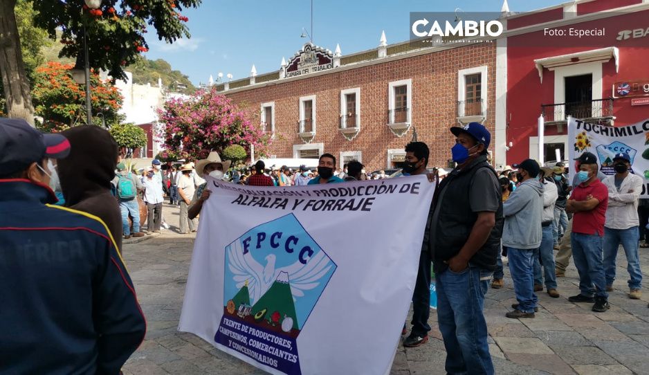 Más de 5 mil productores se unen a la &quot;Marcha del Campesino&quot; en Atlixco