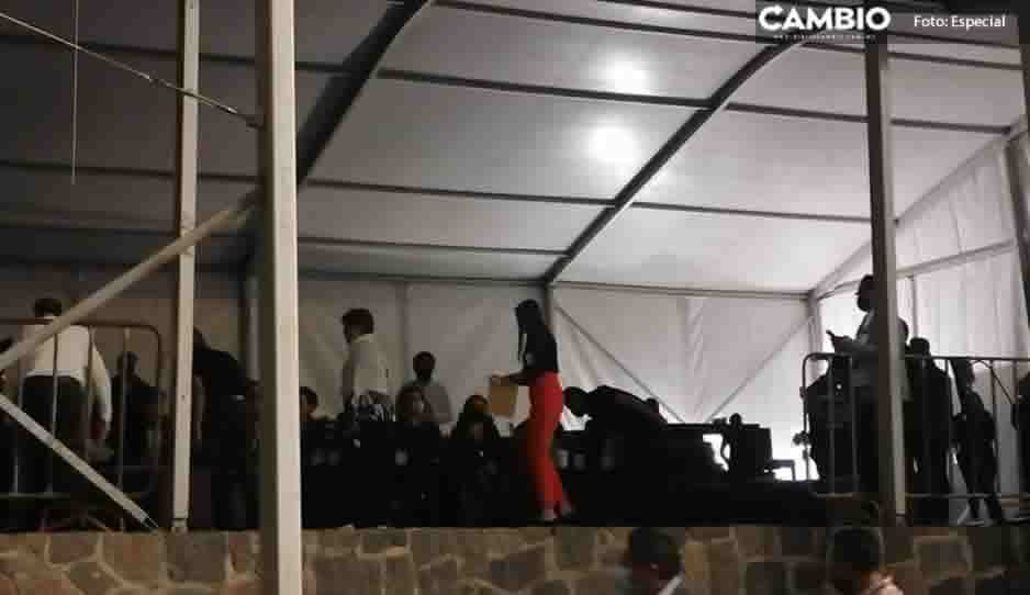 Esta es la zona VIP del Teatro del Pueblo en la Feria de Puebla (VIDEO)