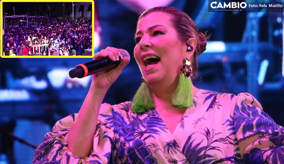 Derrochando recursos: cada poblano que asistió al show de Margarita la Diosa de la Cumbia costó 566 pesos