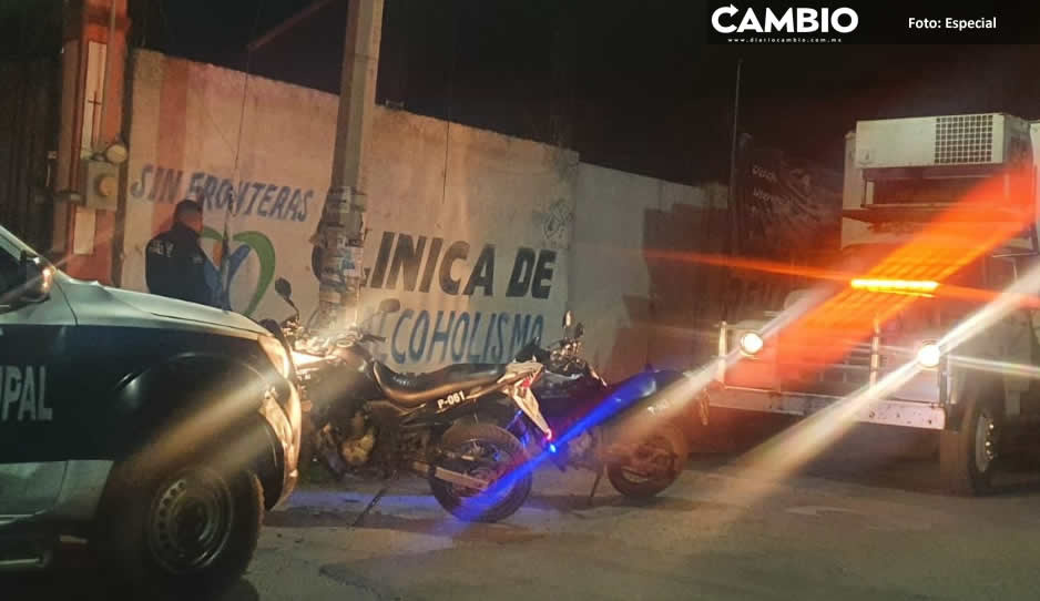 Policías de Texmelucan frustran asalto a transporte de carga