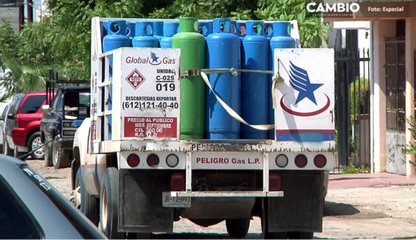 Por las nubes! Hasta en 430 pesos se vende el tanque de gas en Puebla