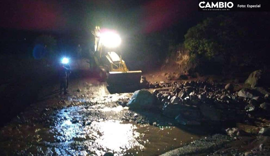 Fuertes lluvias causan daños en comunidades de Tlachichuca