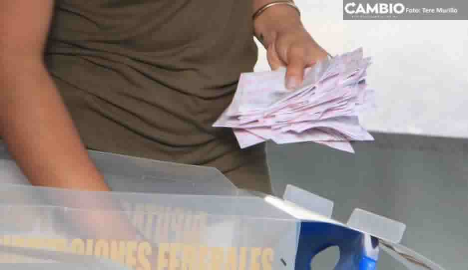 Primer reporte: En Puebla 90.8 % votan para que se quede AMLO con la participación de 1.84 %
