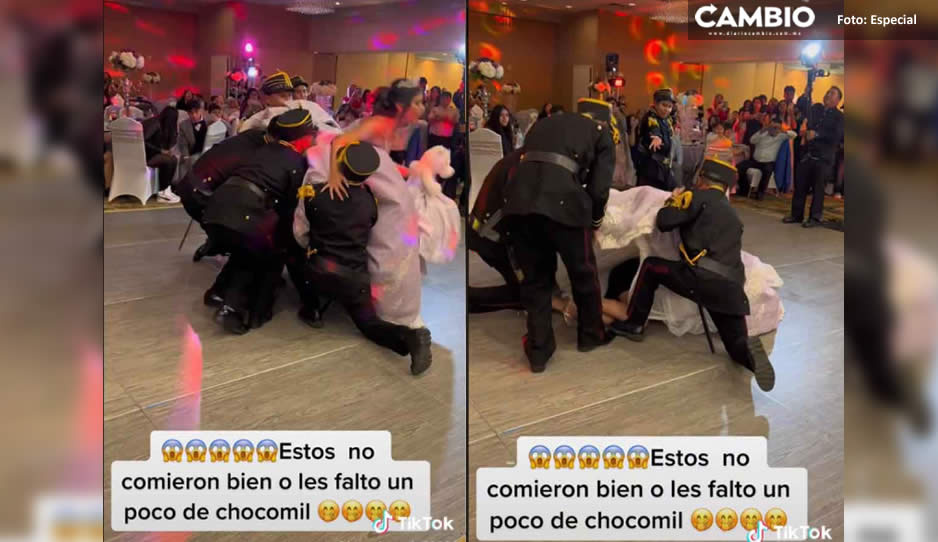 ¡Les faltó chocomilk! Chambelanes dejan caer a la quinceañera en pleno vals (VIDEO)