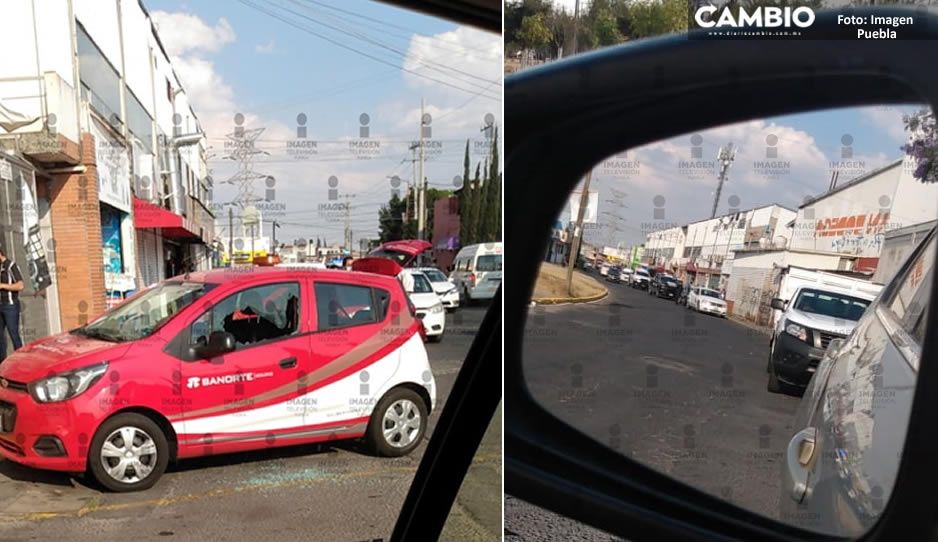 Balacera entre narcomenudistas en ServiPlaza de Momoxpan (VIDEO)