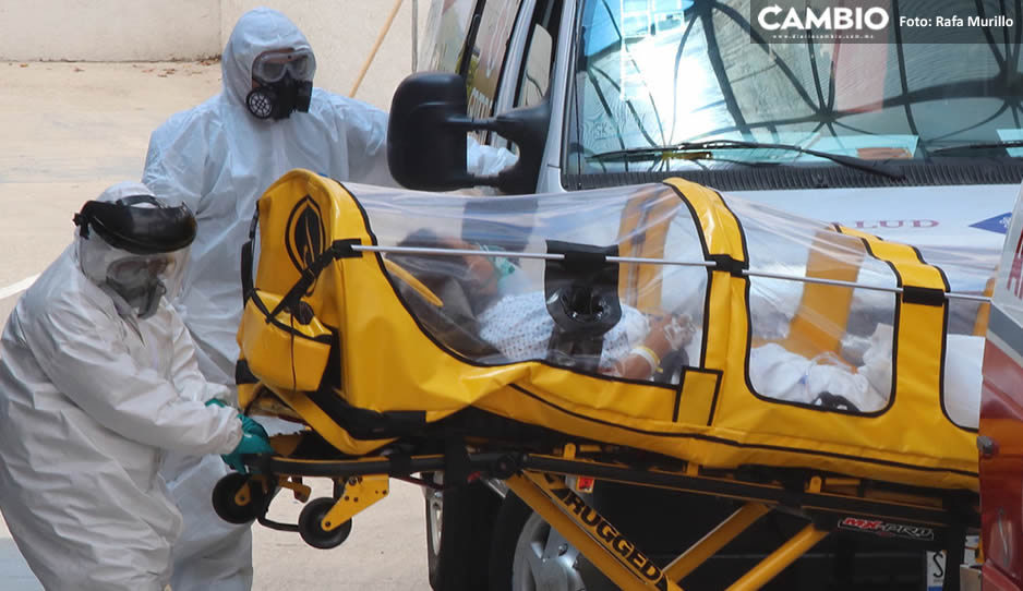 COVID en Puebla sigue estable; reportan 19 contagios, dos muertos y 141 hospitalizados