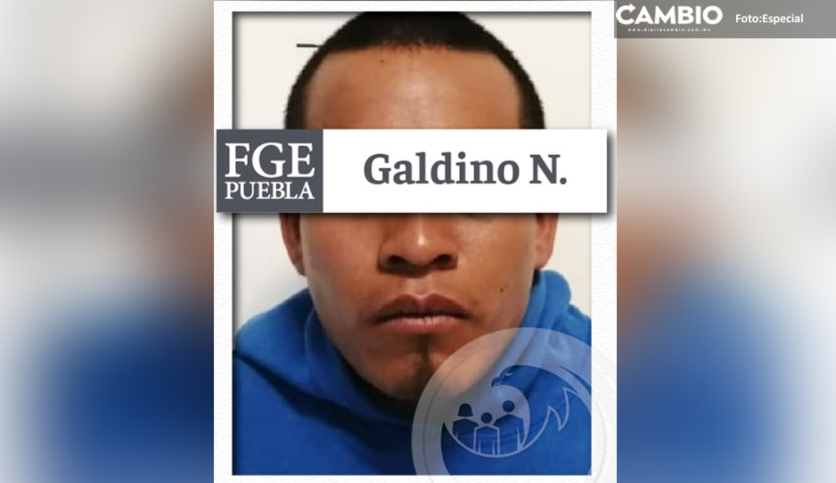 Envían a prisión a Galdino por acribillar a un hombre en Atzitzihuacán