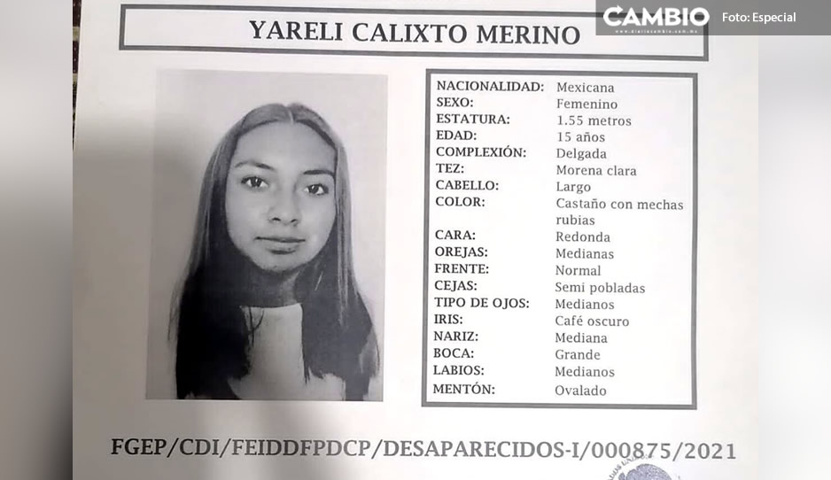 ¡Ayuda a encontrarla! Yareli solo tiene 15 años y desapareció en la Constitución Mexicana
