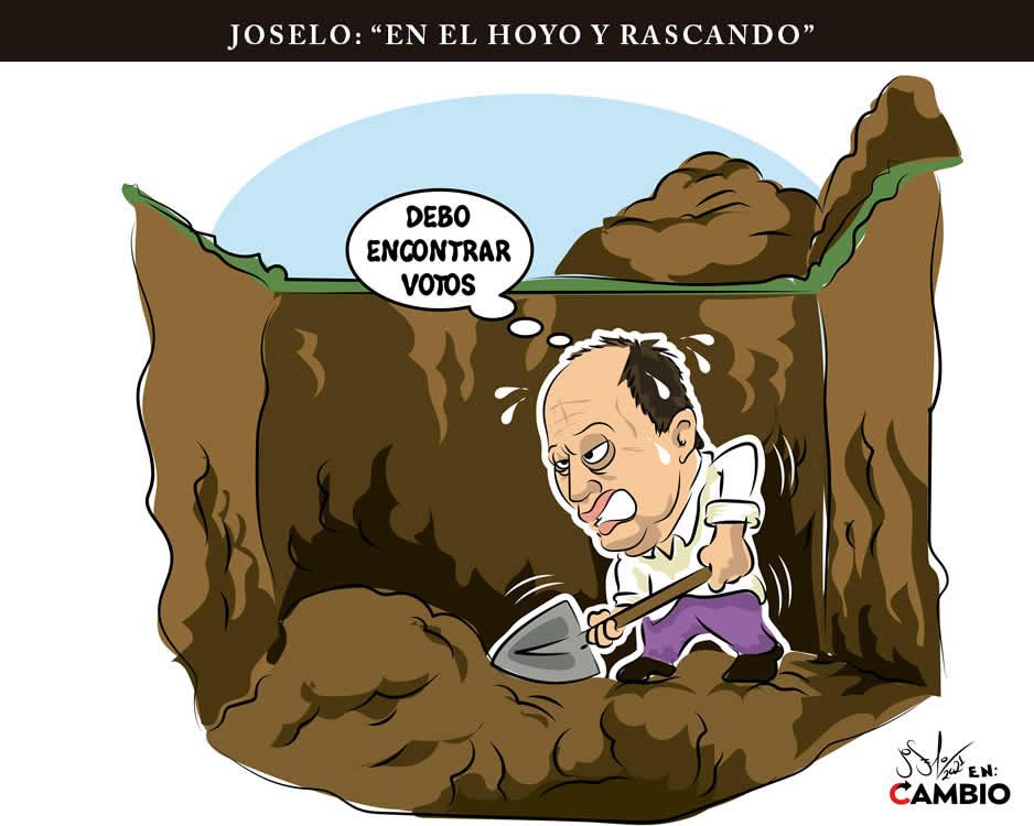 Monero Joselo: “EN EL HOYO Y RASCANDO”