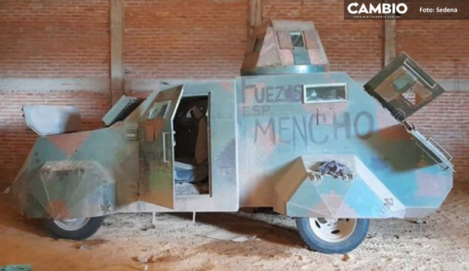 Ejército toma nido de “El Mencho” y se lleva sus tanques monstruo (FOTOS y VIDEO)