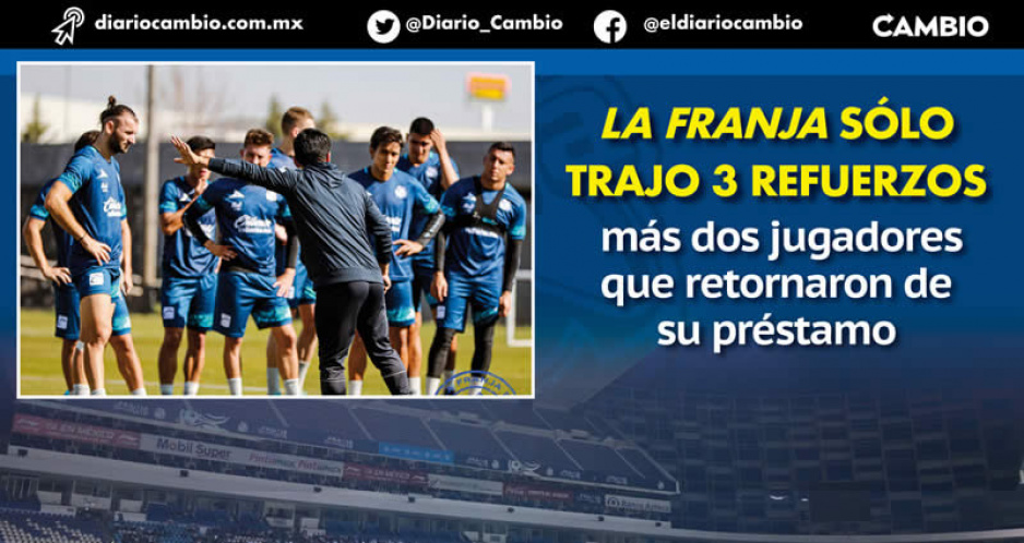 Directiva del Club Puebla otra vez desmantela al equipo y trae cartuchos quemados de refuerzos