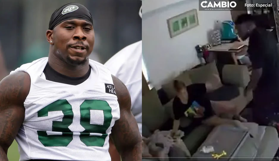 MUY FUERTE VIDEO: Ex jugador de la NFL le da brutal golpiza a su esposa