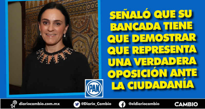 Grupo legislativo del PAN debe ser una verdadera oposición: Mónica Rodríguez