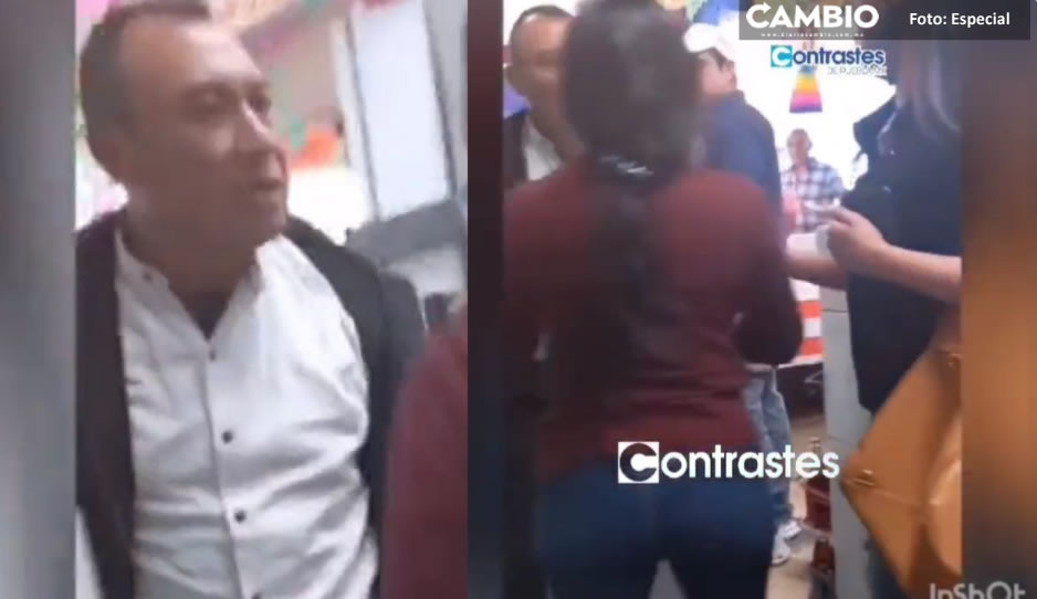 ¡Se le junta el lavado con el planchado! Infiel es golpeado por sus dos mujeres en Tlaxcala (VIDEO)