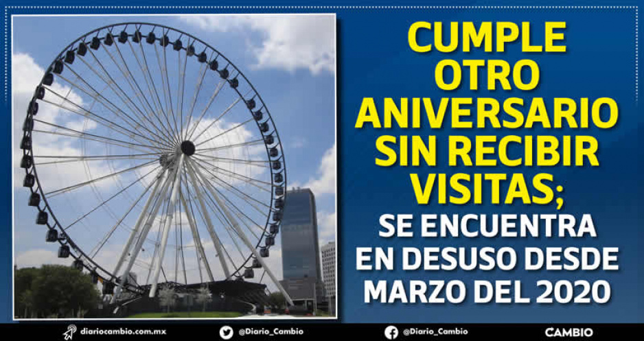 Estrella de Puebla pasó otro aniversario sin visitantes, está cerrada desde 2020