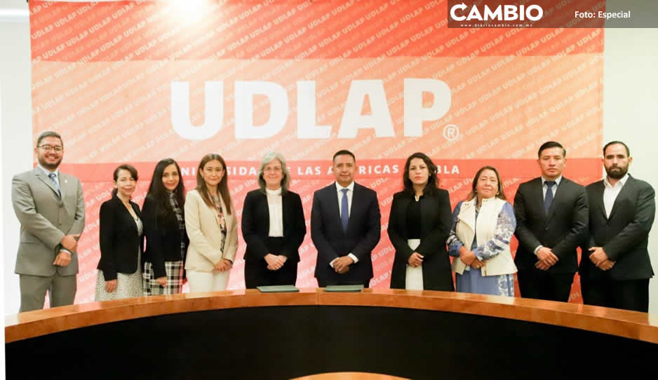 Ayuntamiento de San Andrés Cholula y UDLAP firman convenio de colaboración