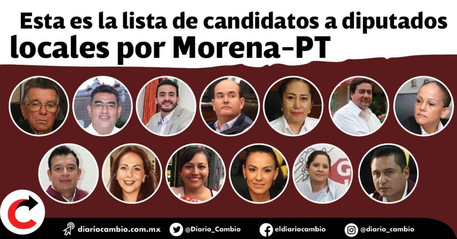 HUMO BLANCO: esta es la lista de candidatos a diputados locales por Morena-PT